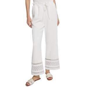 NEW GENERATION LOVE rosa lace combo pant in white